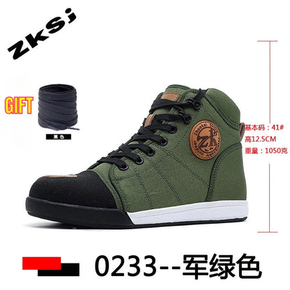New Arrival Moto Boots Men Motobiker Shoes Motocross Boots Anti Fall Riding Boots for Road Racing Parkour Shoes Knight Equipment