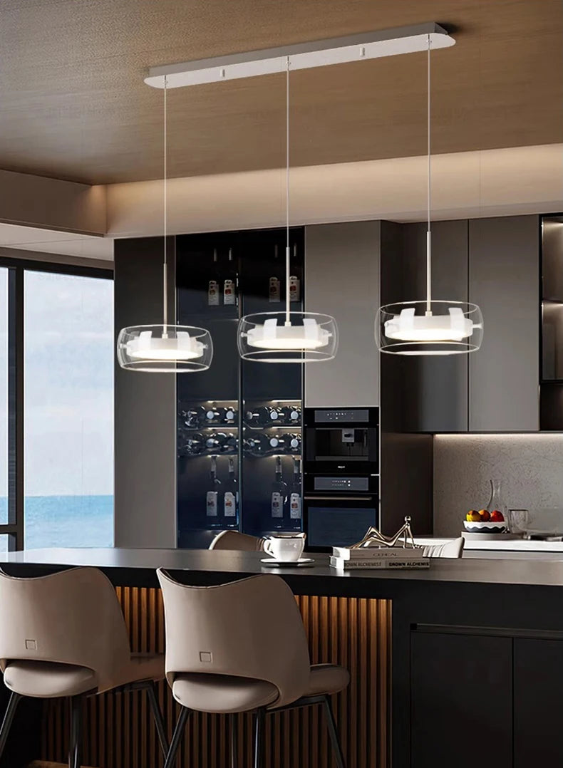 Modern home decor led lights pendant light lamps forstaircase Chandeliers for living room hanging light indoor lighting