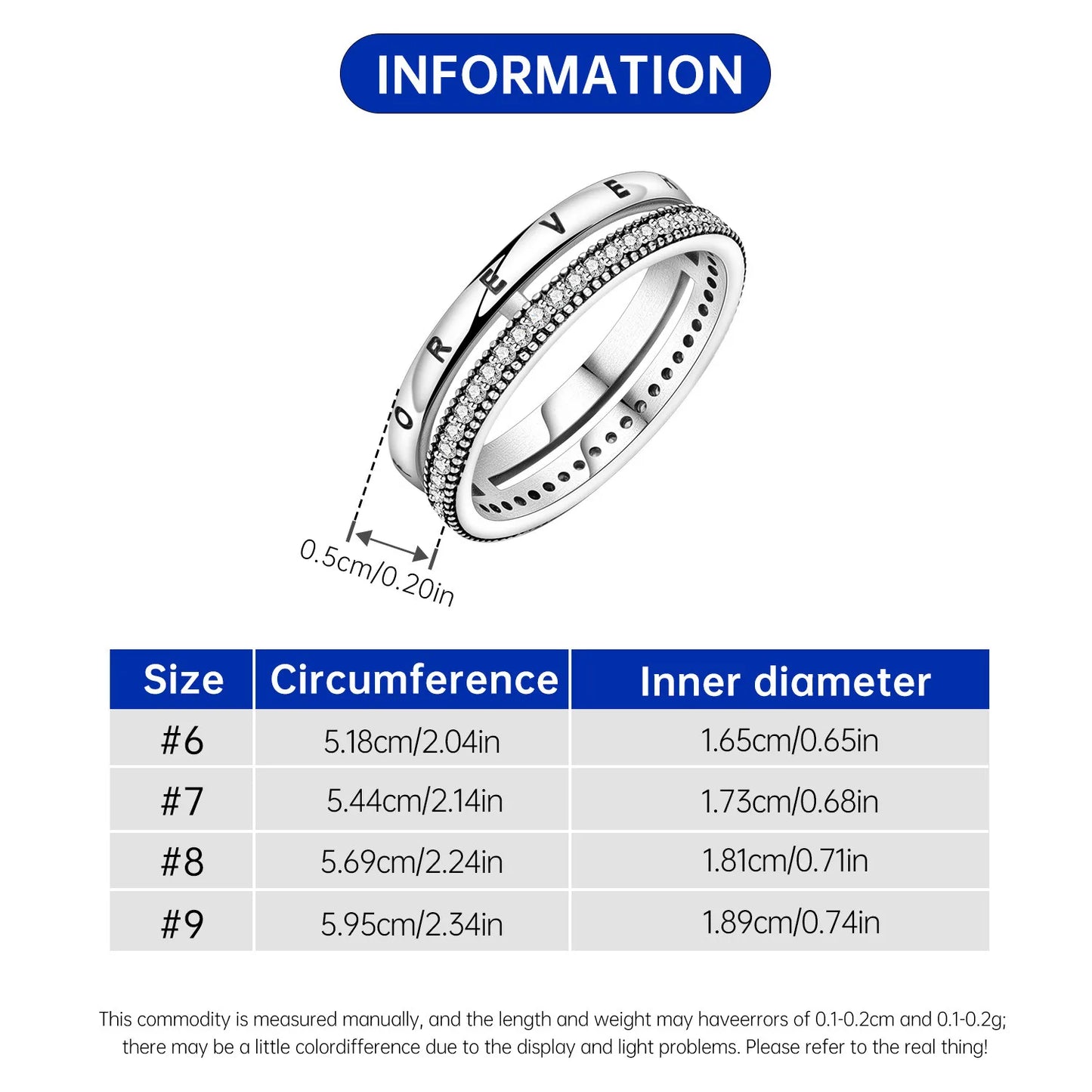 925 Sterling Silver Three-Ring Stackable Ring for Women Simple Fashion Design Fine Jewelry Perfect for Birthday Party Gift 2026