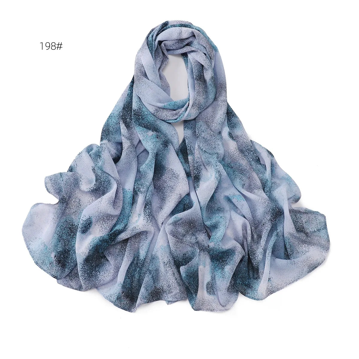 66 Colors Pearl Chiffon Printed Hijab Scarf New Fresh Small Floral Polka Dot Sunscreen Silk Scarf Shawl Turbans for Women Hijabs