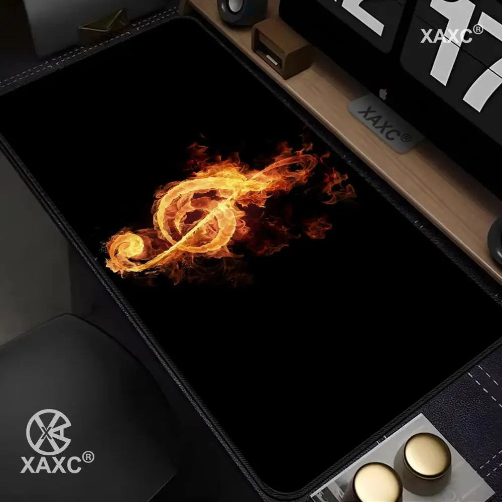 Musical Symbols Mouse Pad large keyboard mouse desk pad non-slip rubber gaming mouse pad laptop mouse carpet XAXC