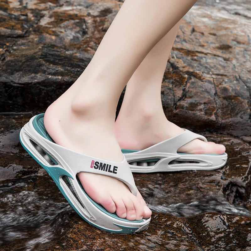 Summer Men's Slippers EVA Flip Flops Indoor Outdoor Comfortable Soft Slides Casual Shoes Men Beach Sandals Male House Slippers