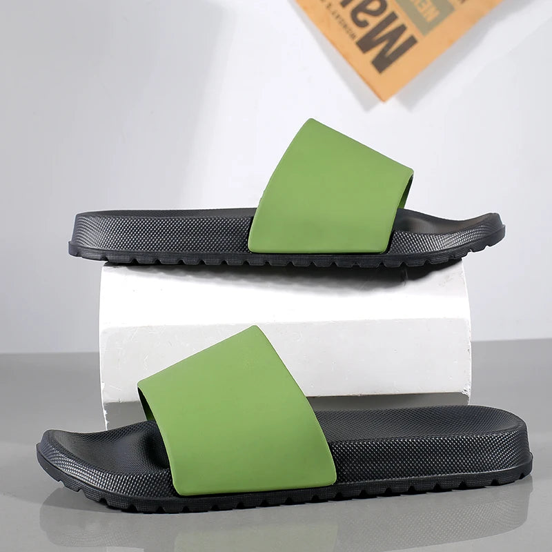 Summer Mens Breathable EVA Slides Men Beach Slippers Indoor House Home Slipper Soft Lightweight Slipers 46 47 48 New 2026