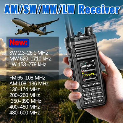 BAOFENG UV-36 PRO 10W Tri-Power Walkie Talkie Dual Mode Two Way Radio Bluetooth Programming FM Receiver Handheld Transceiver