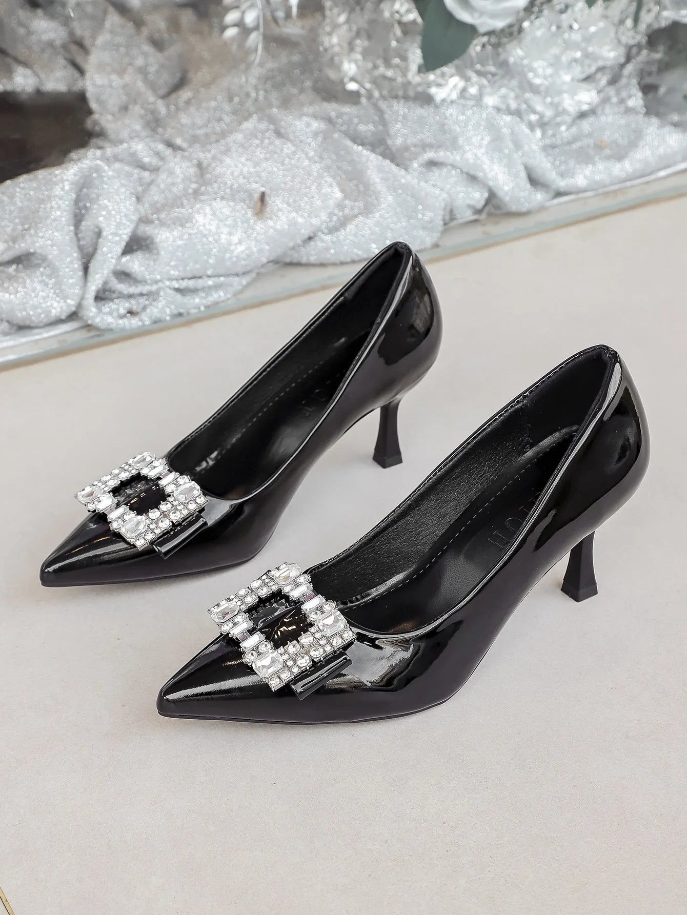 Women High Heel Pumps Elegant Pointed Toe High Heels Shoes Designer Spring Wedding Shoes Women Trend Slip-On Luxury Heels Women