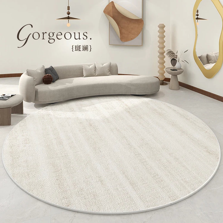 Splash ink living room decoration Round carpet large area lounge anti-slip mat luxury Nordic rugs for bedroom washable study rug