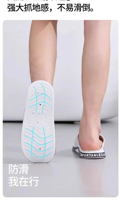 Couple massage slippers men's bathroom shower 2026 new acupoint foot therapy home indoor men's cool slippers summer