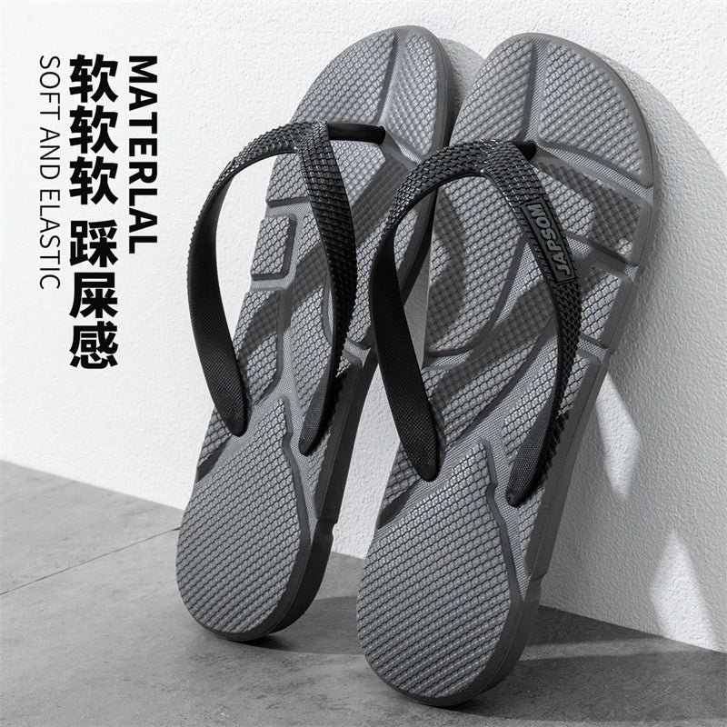 Summer Men's Flip Flops Plus Size 49 50 Soft Comfort Breathable Slippers Non-Slip House Outdoor Beach Slides Massage Flip Flops