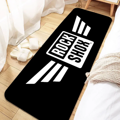 Rock Shox Mountain Bike Door Mat Entrance Non-slip Washable Kitchen Carpet Living Room Hallway Rugs Bathroom Bath Door Mats