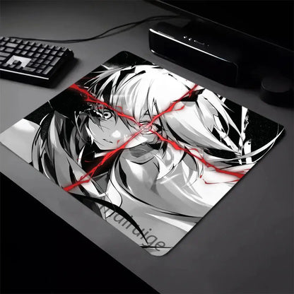 Anime Girls Mouse Pad 40X45 Large Square Computer Office Game Table Mats Rubber Anti-slip Mousepads 22x18 Small Decor Desk Pads