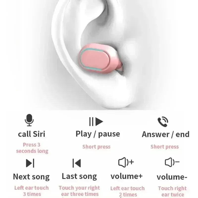 E7S TWS Gaming Headset Bluetooth Earphones Earbuds Blutooth Earphone Wireless Hearing Aids Sport EarBuds Hifi headphones