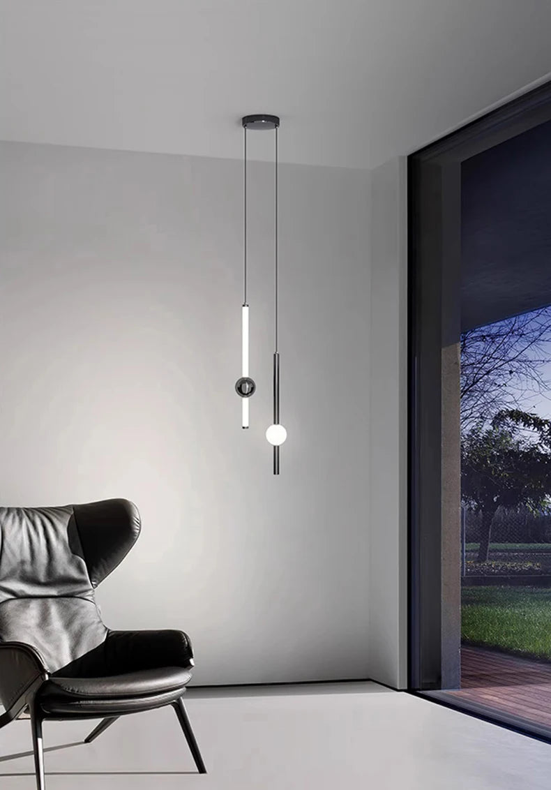 1pc Modern Home Decor LED Lights Bedroom Lamp Bedside Pendant Light Lamps LED Chandeliers Hanging Light Indoor Lighting