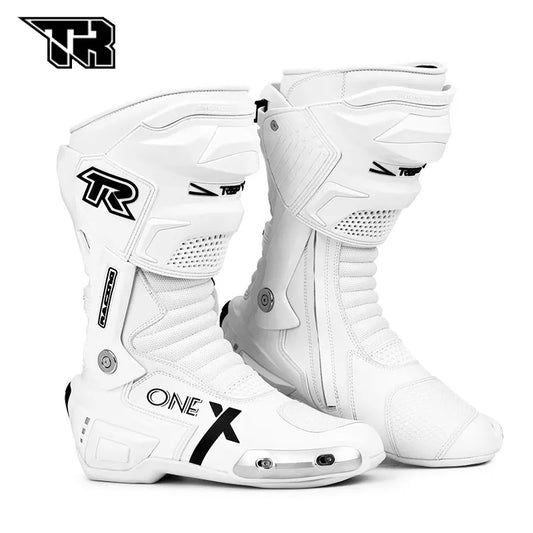 TR Tiger Motorbike Riding Shoes Men's Cycling Boots Four Seasons Waterproof Motorbike Fall Protection Motorcycle Rider Racing Sh