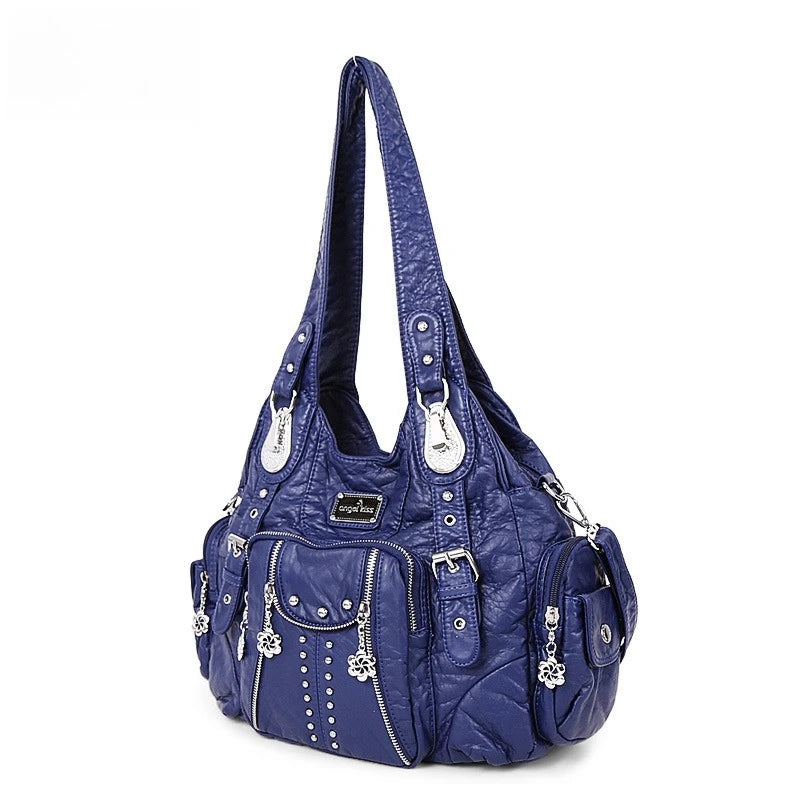 Fashion Handbags Women Shoulder Bags PU Leather Handbag Female Satchel Big-capacity Shoulder Purse Bag Bolsa Feminina