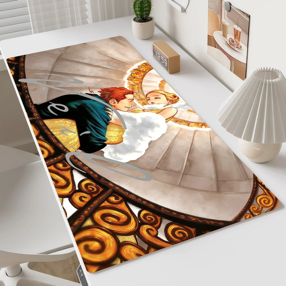 Mouse Pad MousePad Non-slip Lockedge V-Veil Office Student Gaming Manga Thickened Large Writing Pad Cushion