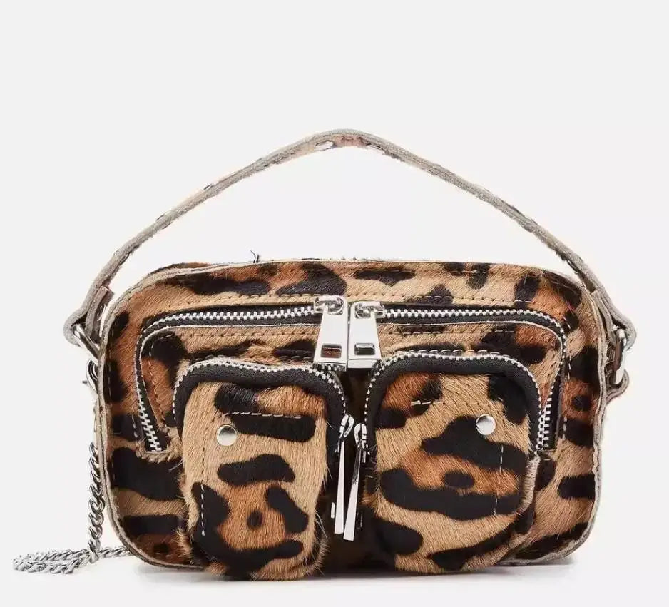 New Leopard Crossbody Bags For Women 2024 Luxury Handbags Designer Ladies Hand Shoulder Messenger Bag Sac A Main Female