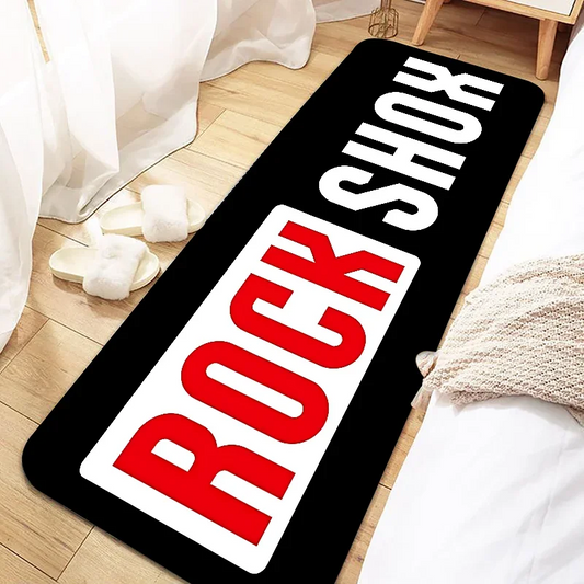 Rock Shox Mountain Bike Door Mat Entrance Non-slip Washable Kitchen Carpet Living Room Hallway Rugs Bathroom Bath Door Mats