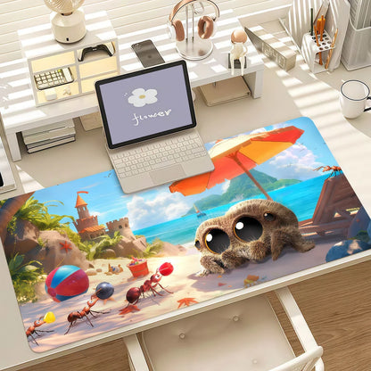 Cartoon L-Lucas The S-Spider Mouse Pad Anti Slip Rubber Edge Locked Thickened Laptop Gaming Desk Mat