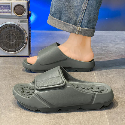 Outdoor Sandals Beach Casual Shoes New Summer Men Massage Slippers Sides Indoor Soft Sole Slides Men Flip-flops Men's Footwear