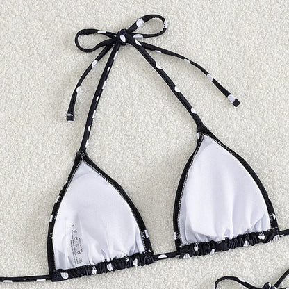 Dot Sexy 3Pcs Bikinis Set Female Swimsuit Women Three-Piece Swimwear Beach Swim Wear Bathing Suits Brazilian Bikini Pool Bather