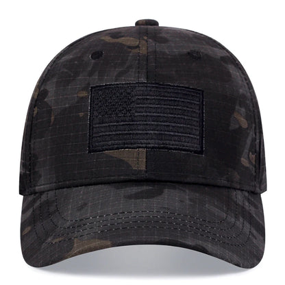 Unisex USA Flag Embroidery Baseball Caps Spring and Autumn Outdoor Adjustable Casual Hats Hip Hop Hat Sunscreen Hat