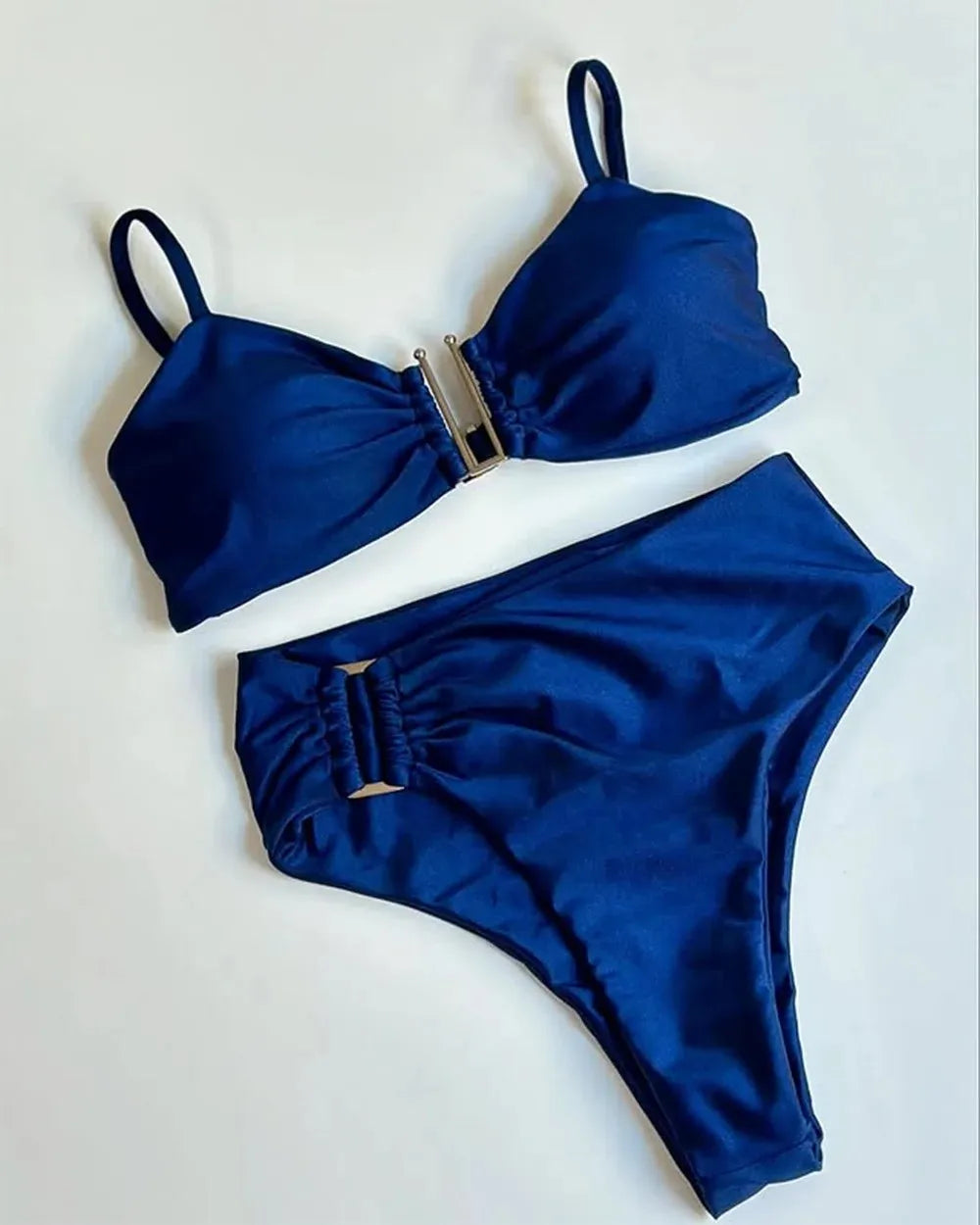 Bandeau Bikini Push Up Women Swimsuits 2026 Sexy Female Swimwear Brazilian Bikini Set Thong Biquini Swim Suits Solid Beachwear