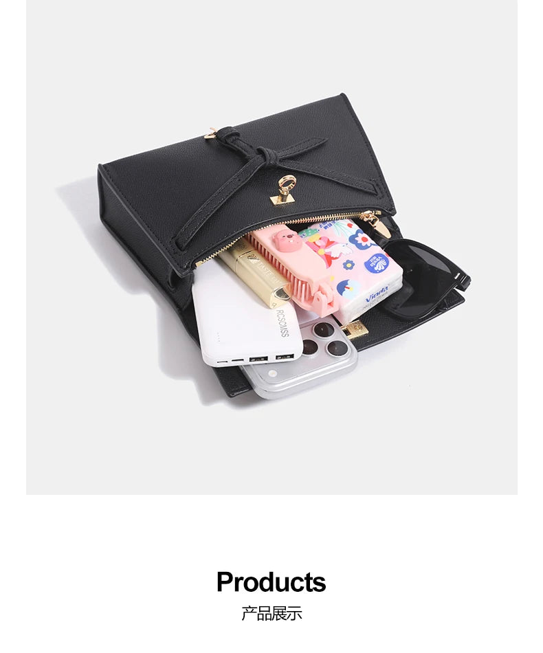 PU Leather Casual Crossbody Bags for Women Ladies Luxury Designer Tote Handbag Female Large Capacity Travel Shoulder Bag Sac