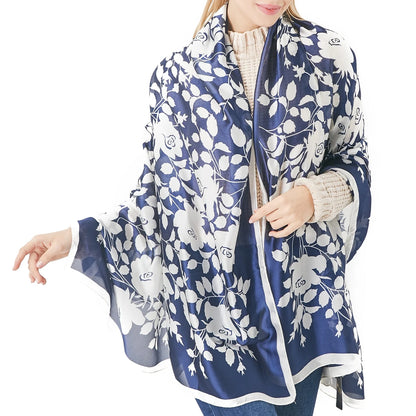 Beach Scarf Women Luxury Designer Tree Print Shawls Travel Long Foulard Female Sun Protection Wraps New YD0861