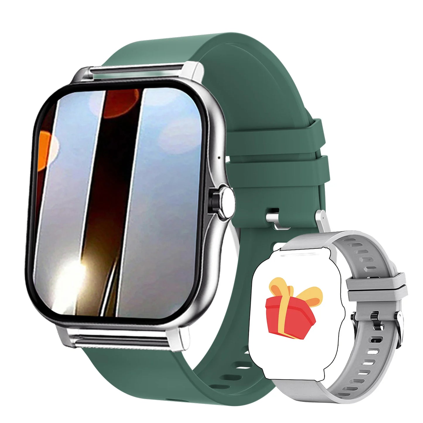 2026 New Smart Watch 1.44''HD Screen Bluetooth Call Sleep Blood Oxygen Pressure Health Monitoring Watches For Women Men