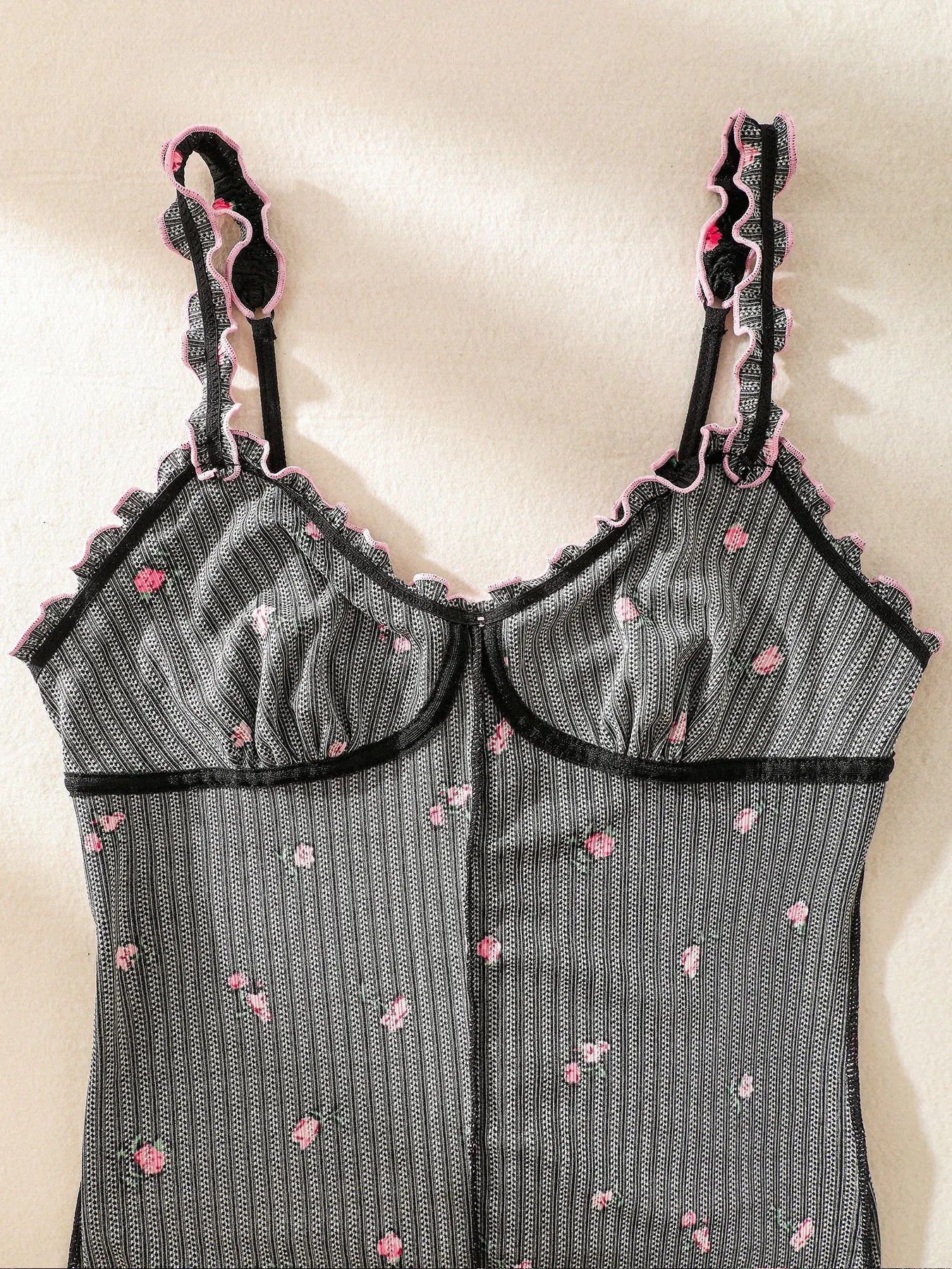 Women's One-Piece Sleeveless Pajama Jumpsuit, Suitable for Sleeping and Casual Wear, Women's Loungewear