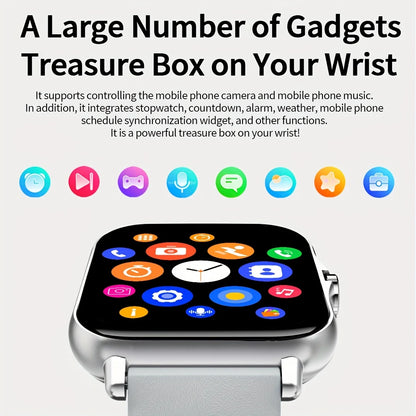 1.83-Inch Smart Watch for Men And Women - Wireless Call Watch, with APP Message Notification, Calculator, Alarm Clock