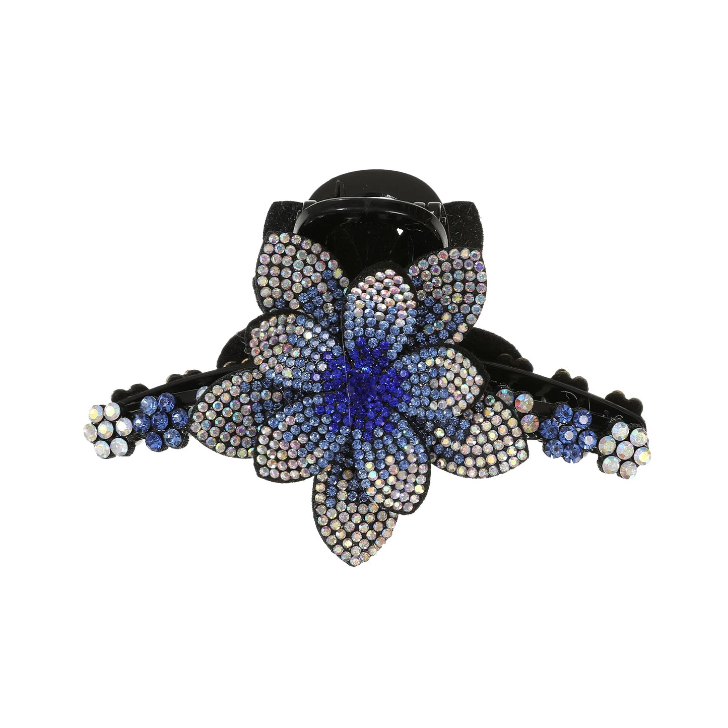 AWAYTR New Flower Hair Claws Clips Hairpins For Girls Women Fashion Rhinestone Hairgrip Barrettes Hair Crab Hair Accessories