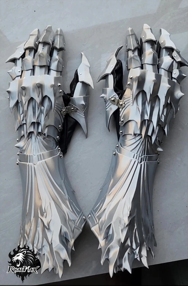 Gloves3D printed Silk PLA Material,A Pair Of Cosplay Prop Gloves Can Be Customized Dragon-Shaped Gloves Props Boys Gifte