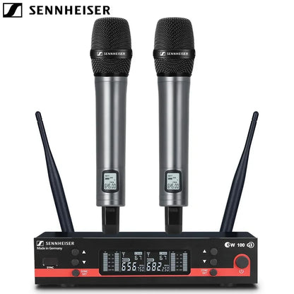 Sennheiser EW100G3 UHF True Diversity Wireless Handheld Microphone System E835 Capsule For Stage Karaoke Wedding Live