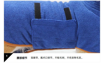 New Dog Bathrobe Absorbent Pet Quick Drying Bath Towel Dog Bath Towel Large Small Dogs Clean Absorbent Bathrobe Cat Pet Products