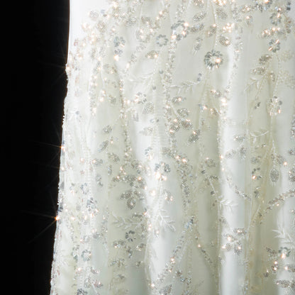 Sharon Said Evening Dress Luxury Mermaid Two Pieces with Sleeves Sequined Embroidery Arabic Wedding Party Gowns SS214 Customized
