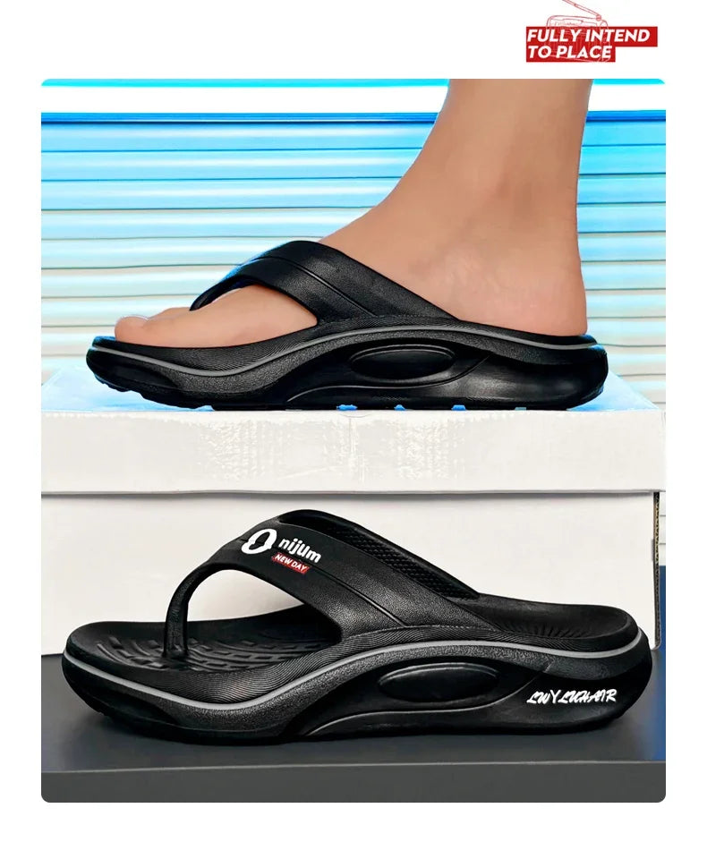 Summer Men Slippers Non Slip EVA Flip Flops Lightweight Home Sandals Soft High Quality Slides Fashion Outdoor Beach Bathroom