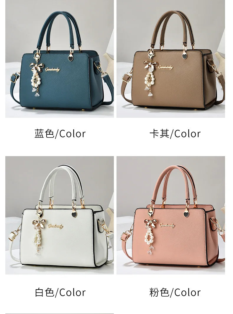 New Women bag Shoulder bag Handbag for women 2026 Crossbody bag pattern PU Portable bucket bag ladies messenger bag