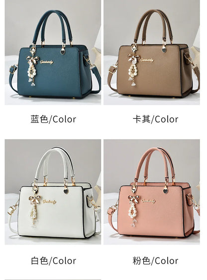 New Women bag Shoulder bag Handbag for women 2026 Crossbody bag pattern PU Portable bucket bag ladies messenger bag