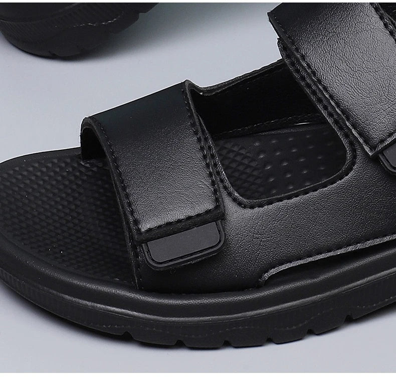 Men Slippers Shoes Solid Color Slip On Casual Beach Slides Mens Thick Sole Anti Slip Shoes for Men 2024 Summer Fashion Sandals