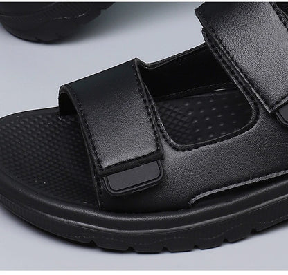 Men Slippers Shoes Solid Color Slip On Casual Beach Slides Mens Thick Sole Anti Slip Shoes for Men 2024 Summer Fashion Sandals