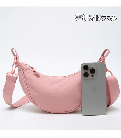 New Mini Women's Nylon Shoulder Bag Casual Sports Female Hobos Crossbody Bags Fashion Female Fanny Pack Purse Handbags