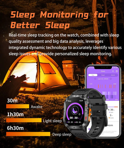 New Custom Co branded Men Transformers Smart Watch Outdoor 100mAh Battery GPS Flashlight BT Call Waterproof Sports Smartwatches