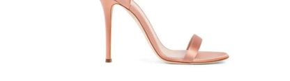 New One Word Buckle with Back Bag Flower Sandals for Women, Sexy Banquet and Fashion Show, Ultra Fine High Heels for Women