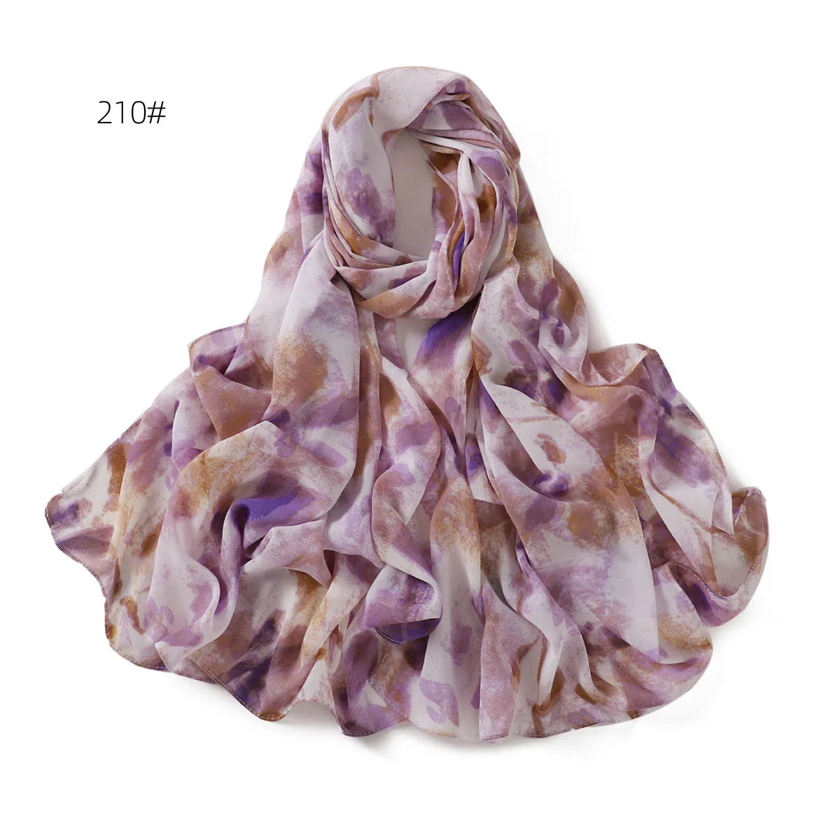 66 Colors Pearl Chiffon Printed Hijab Scarf New Fresh Small Floral Polka Dot Sunscreen Silk Scarf Shawl Turbans for Women Hijabs