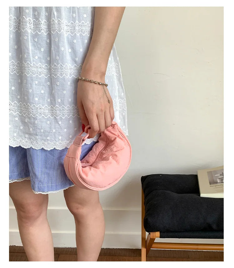 New Mini Women's Nylon Shoulder Bag Casual Sports Female Hobos Crossbody Bags Fashion Female Fanny Pack Purse Handbags