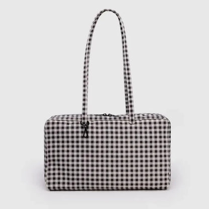 Brand Nylon Bowling Tote Bag Women Luxury Large Capacity Simple Versatile Shoulder Purse Ultralight Zipper Commuting Travel Bag