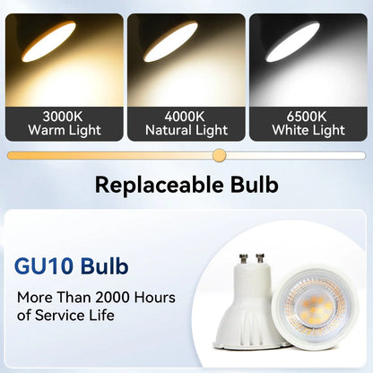 Track Light Modern Led Ceiling Lamp 110V 220V Spots To Ceiling Lighting Gu10 Led Lights Spotlights led ceiling Kitchen Lighting