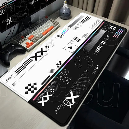 Cartoon Mouse Pad Pink CSGO Print Stream Gamer Mousepad 400x900mm Antislip Keyboard Mouse Mats Rubber Deskmat Gaming Accessories