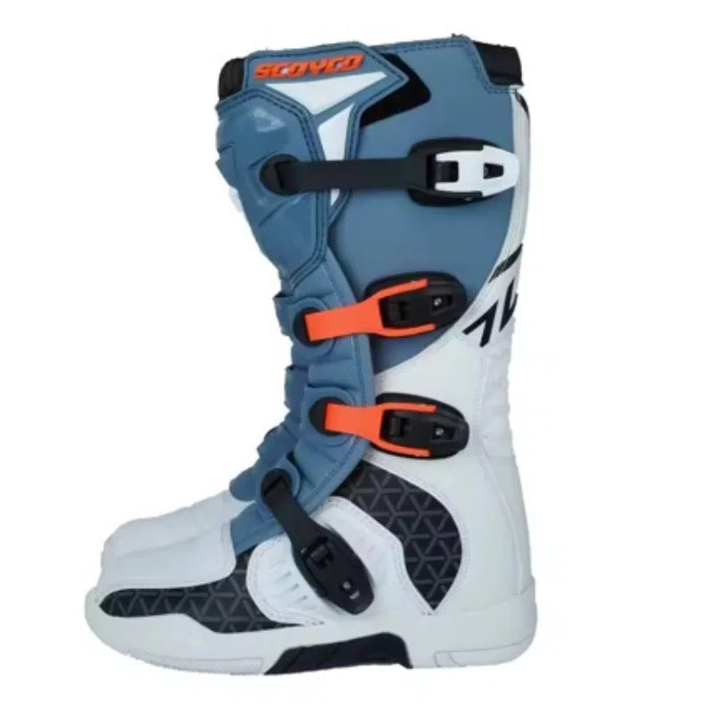 NEW SCOYCO Motocross Enduro Racing Boots Professional Off-road ATV MTB Long Motorcycle Botas Motocross Universal For Men